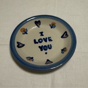 Vintage MA Hadley Heart Trinket Dish